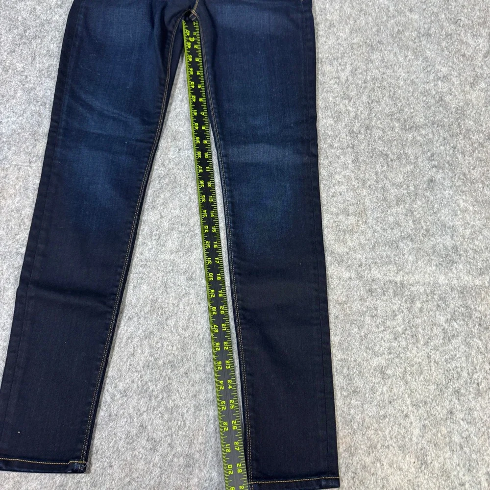 Hudson Nico Midrise Super Skinny Jeans Dark Indigo WM407DED Size 27 Womens - Picture 4 of 13